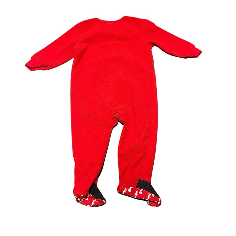 Crazy 8 & The Children's Place Boys Christmas Sleeper Pajamas Lot Of 2 Sz 6-12Mo - Picture 7 of 10